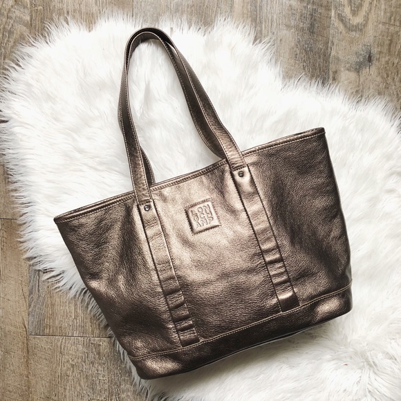 longchamp metallic tote